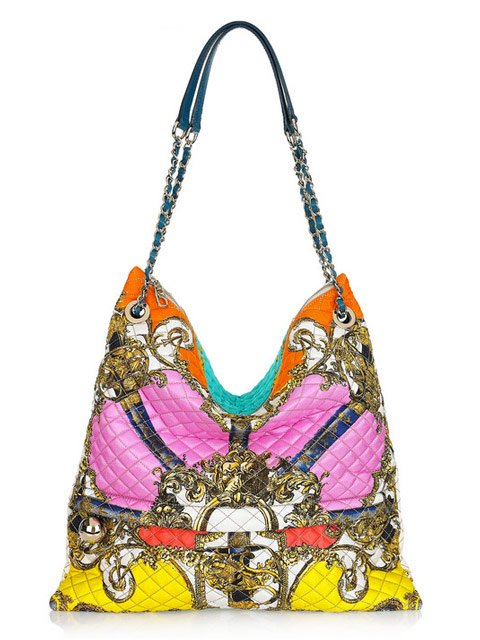 Reference image illustrating D&G’s Final Bow: Bold Printed Quilted Handbags That Define a Last Season