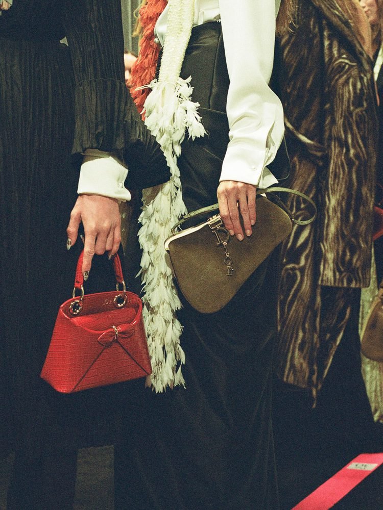 Reference image illustrating Dior Cruise 2027 Bags: Jonathan Anderson Channels Old Hollywood Glamour