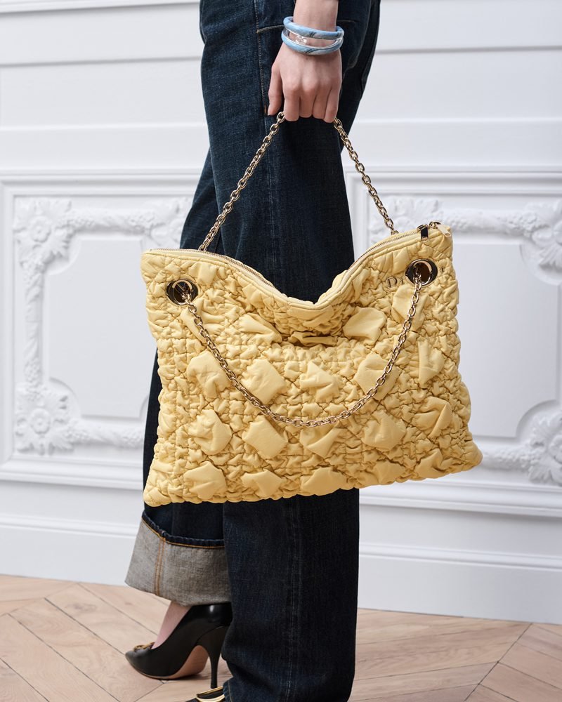 Reference image illustrating Dior Crunchy Bag Review: Jonathan Anderson’s Spring 2026 Take on Cannage Quilting