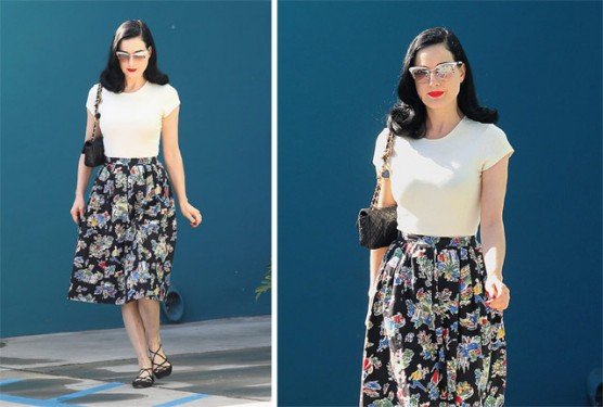 Dita Von Teese’s Post-Pilates Look: A Chanel Flap Bag and Impeccable Style cover image