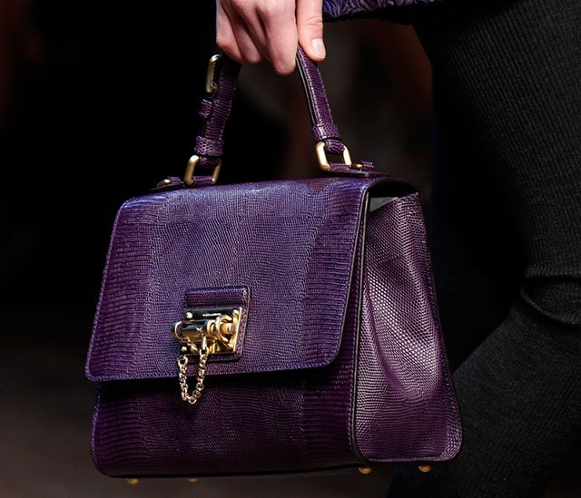 Reference image illustrating Dolce & Gabbana Fall 2014 Handbags: A Masterclass in Ornate Italian Luxury