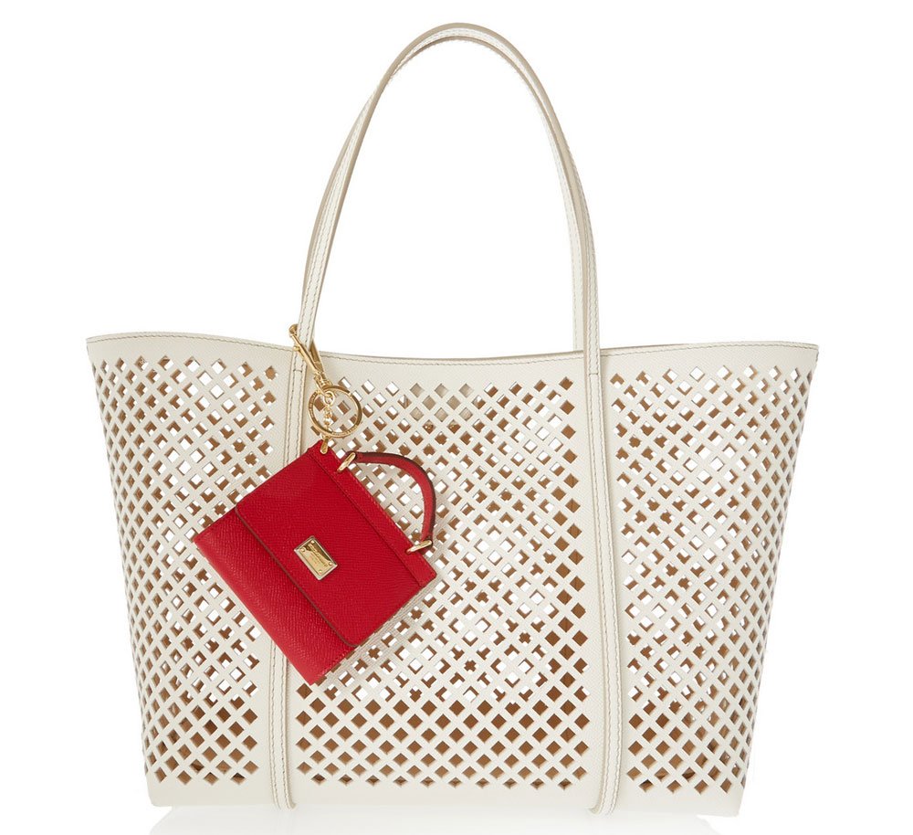 Reference image illustrating Dolce & Gabbana Sicily Keychain: The Tiny Bag Charm Trend Arrives