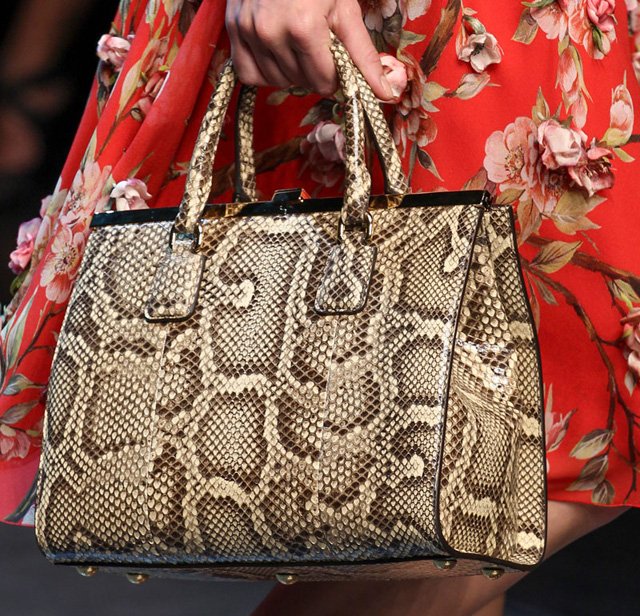 Reference image illustrating Dolce & Gabbana Spring 2014 Handbags: A New Executive Tote Steals the Show