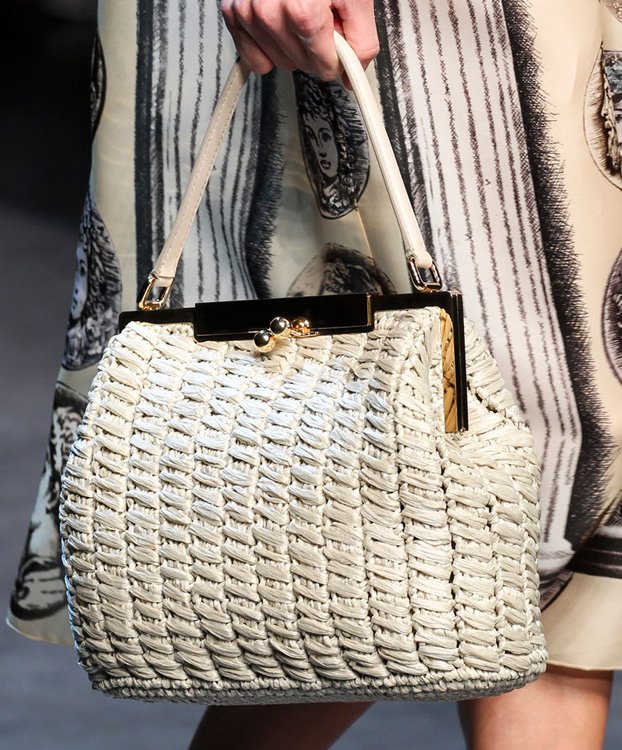 Reference image illustrating Dolce & Gabbana Spring 2014 Handbags: A New Executive Tote Steals the Show