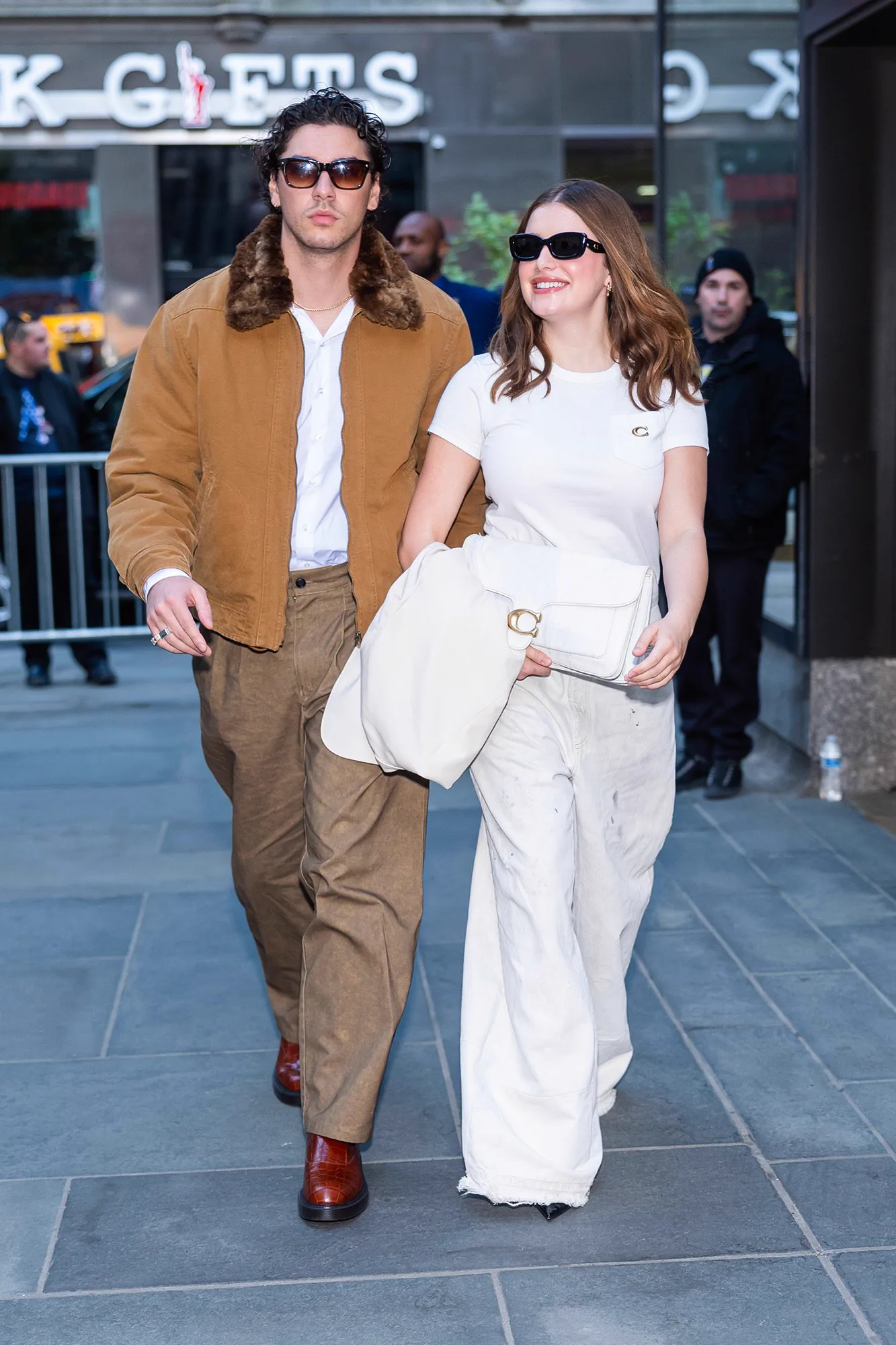 Reference image illustrating Ella Bright’s Coach Tabby Bag Steals the Spotlight on the Off Campus Press Tour