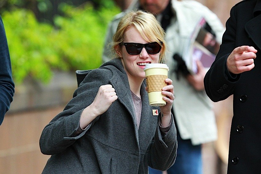 Reference image illustrating Emma Stone's Handbag Collection: From Alexander Wang to Lanvin Clutches