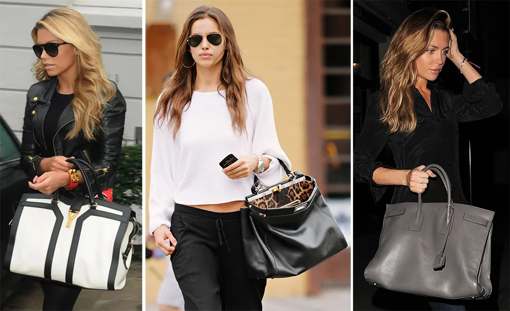 Reference image illustrating European WAG Handbag Collections: The Designer Bags Worn by Footballers' Wives