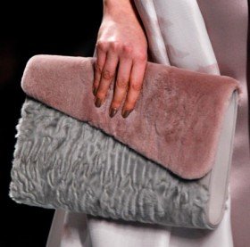 Reference image illustrating Fall 2012 Fur Handbag Trends: Astrakhan, Fox Fur & More Luxury Styles
