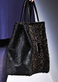 Reference image illustrating Fall 2012 Fur Handbag Trends: Astrakhan, Fox Fur & More Luxury Styles