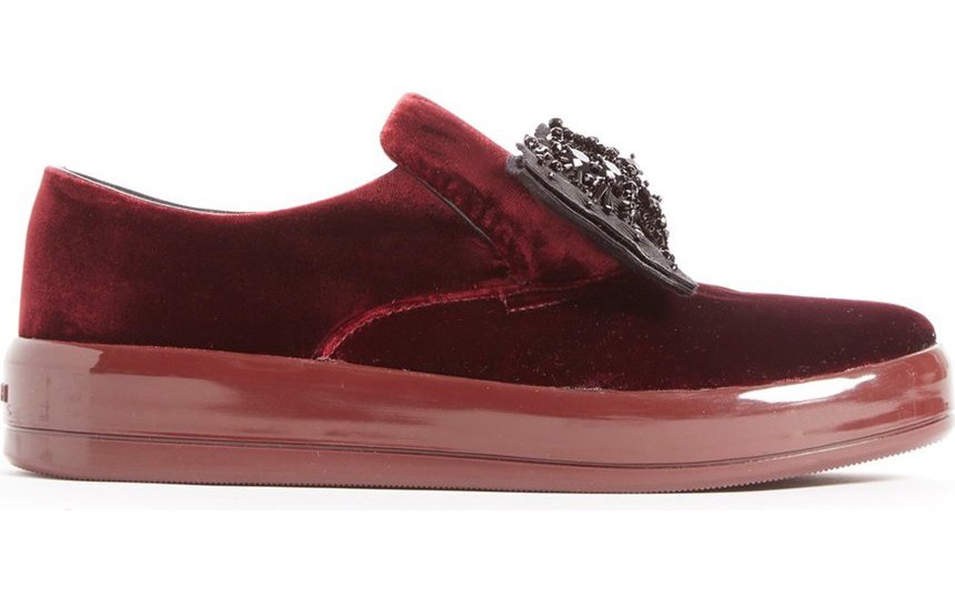 Reference image illustrating Fall 2016’s Most Ornate Footwear: Sequins, Beads, and Crystal Embellishments