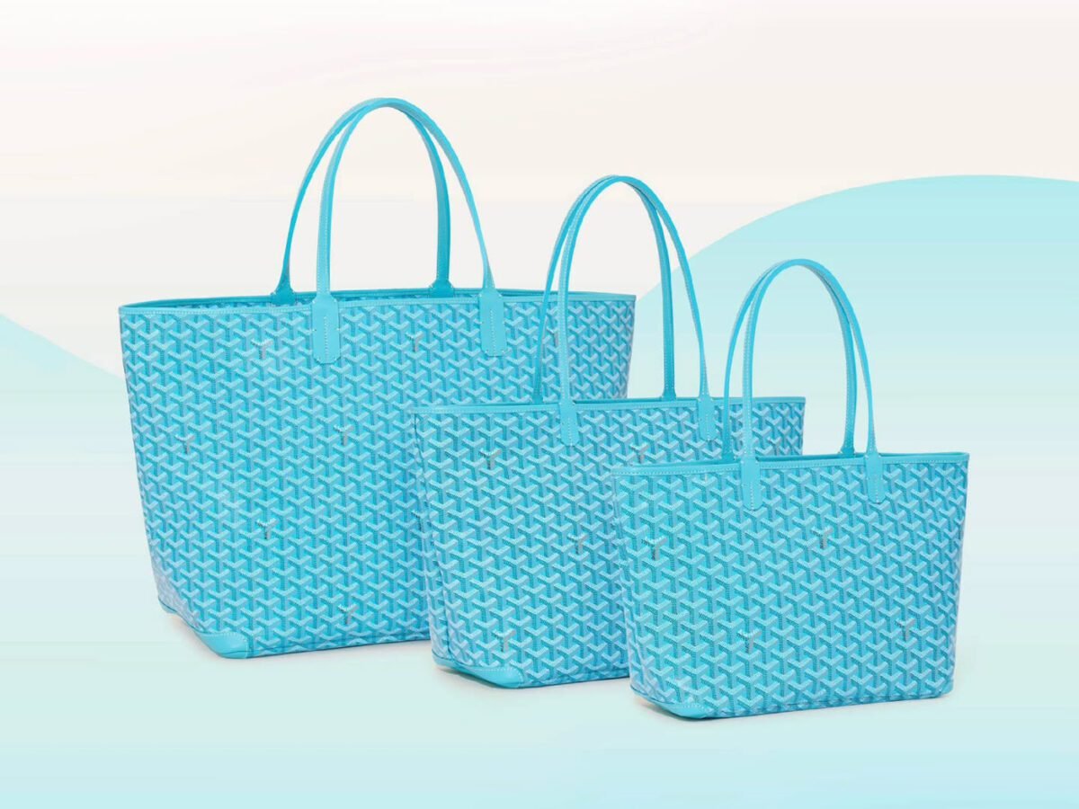 Goyard Into the Blue Collection: Caribbean Turquoise Artois, Belharra & Méditerranée Bags cover image