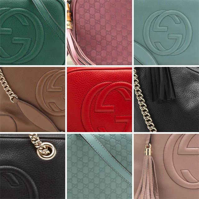 Reference image illustrating Gucci Cruise 2013 Collection: Soho & Sunshine Handbags for Seasonal Transitions