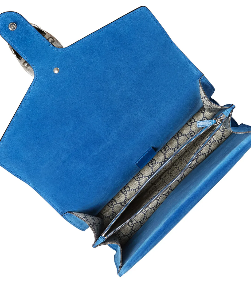 Reference image illustrating Gucci Dionysus GG Blooms Bag in Blue: A Fresh Take on a Modern Icon