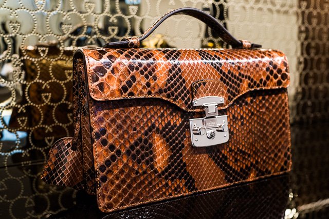 Reference image illustrating Gucci Fall 2013 Handbag Collection: Femme Fatale Silhouettes & Iconic Bamboo Handles