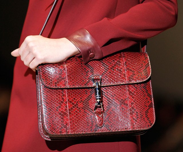 Reference image illustrating Gucci Fall 2014 Handbags: A Return to Minimalist Luxury and Soft Leather