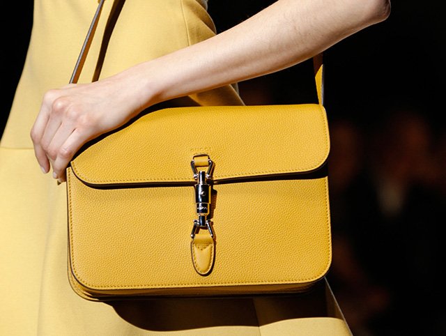 Reference image illustrating Gucci Fall 2014 Handbags: A Return to Minimalist Luxury and Soft Leather