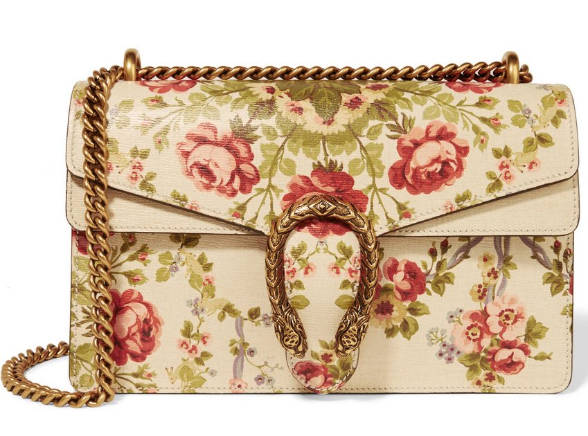 Reference image illustrating Gucci’s Net-a-Porter Capsule Collection: The Floral Dionysus Bag and Accessories That Vanished in Hours