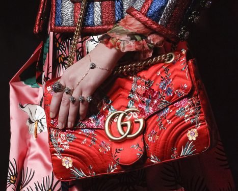 Gucci Spring 2017 Runway Bags: Chinoiserie Florals, Animal Clasps & Brocade Details cover image