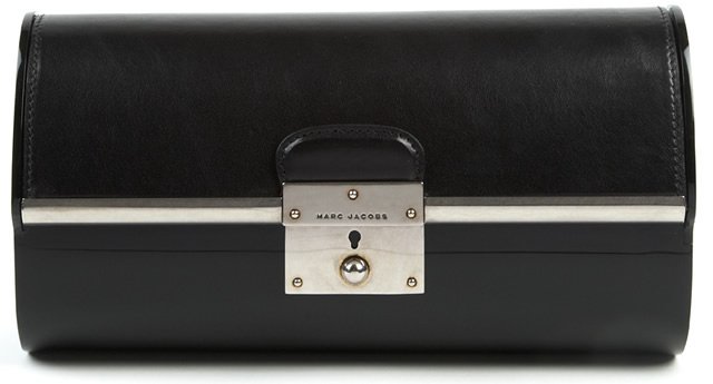 Reference image illustrating Hailee Steinfeld Debuts the Marc Jacobs Plexy Clutch at The Dark Knight Rises Premiere