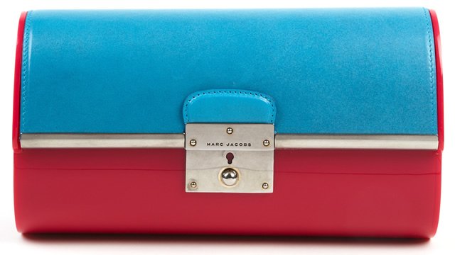 Reference image illustrating Hailee Steinfeld Debuts the Marc Jacobs Plexy Clutch at The Dark Knight Rises Premiere