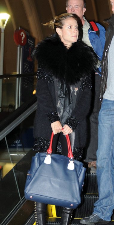 Reference image illustrating Heidi Klum's Handbag Collection: A Closer Look at Her Most Unexpected Designer Bags