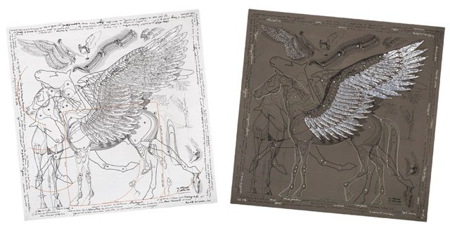 Hermès Le Pegase Lumiere Shawl: A Hand-Beaded Masterpiece of Silk and Silver cover image