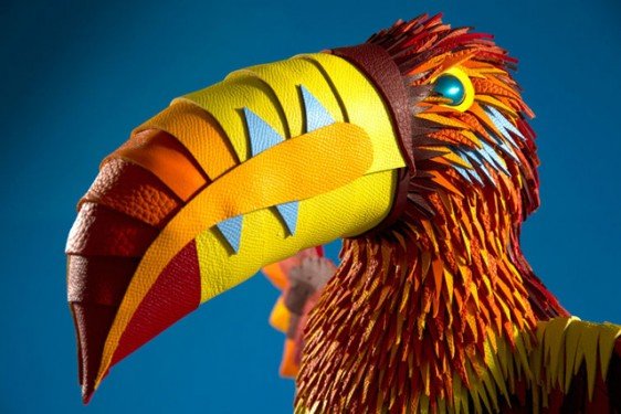 Hermès Leather Scrap Animals: Zim & Zou’s Exquisite Jungle Sculptures for Hilton McConnico’s Hong Kong Exhibit cover image