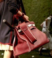 Reference image illustrating Hermès Spring 2010 Handbags: Gaultier’s Country Club Kellys and Python Birkins Reviewed