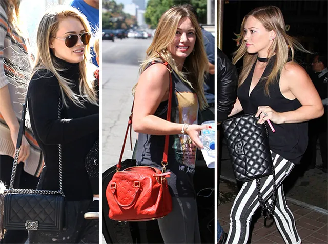 Reference image illustrating Hilary Duff's Handbag Collection: Part Two – Goyard, Chanel, Celine & More