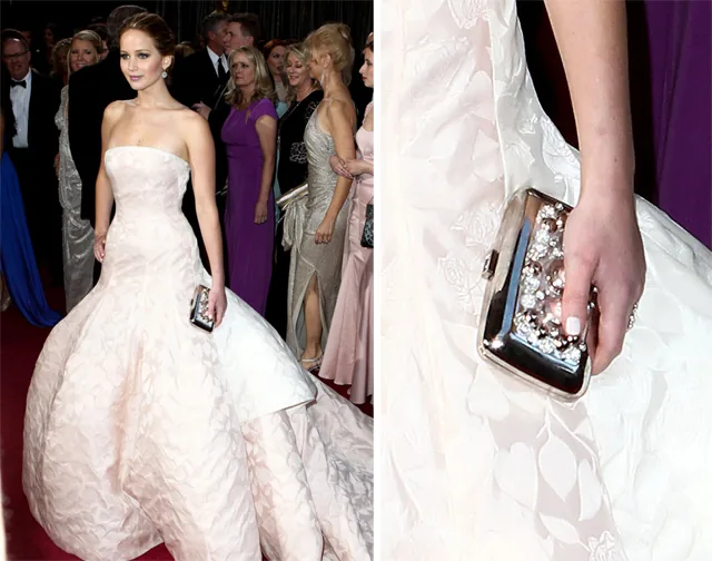 Reference image illustrating Iconic Evening Bags from the 2013 Oscars Red Carpet: A Look Back at Hollywood’s Best Clutches