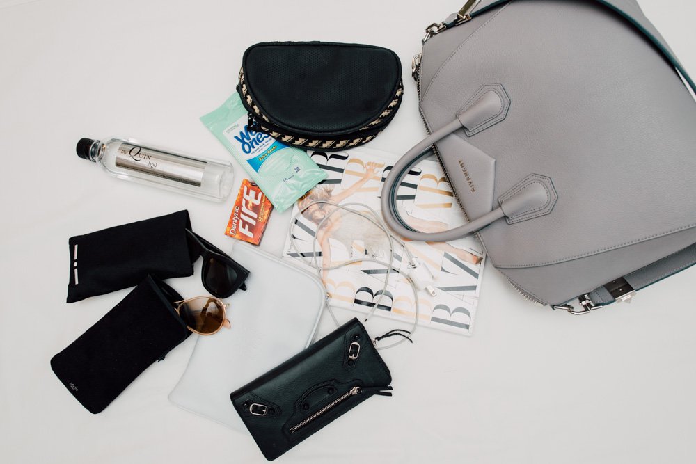 Reference image illustrating Inside Jennifer Zeuner’s Handbag: Designer Jewelry, Givenchy Antigona & Everyday Luxuries
