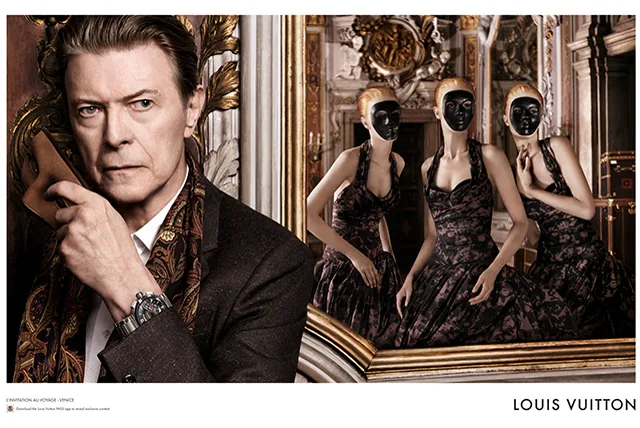 Reference image illustrating Inside Louis Vuitton’s David Bowie Campaign: Opulence, Hot Air Balloons, and Venetian Backdrops