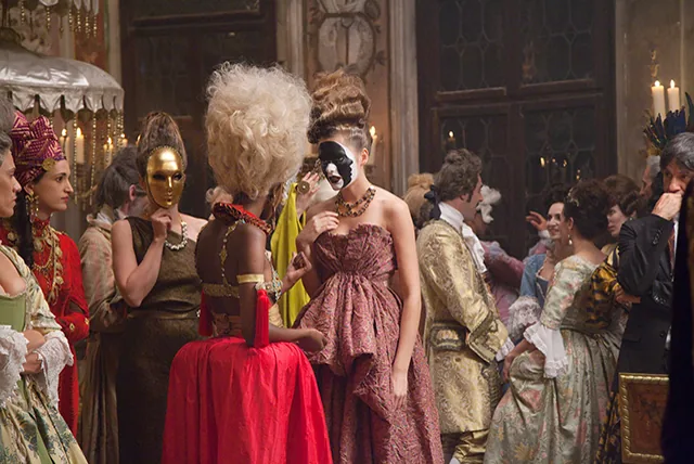 Reference image illustrating Inside Louis Vuitton’s David Bowie Campaign: Opulence, Hot Air Balloons, and Venetian Backdrops