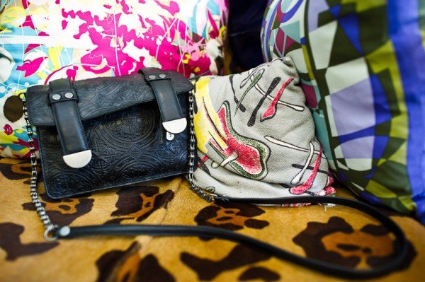 Reference image illustrating Inside Nicole Miller’s Handbag: A Look at Her Bike Chain Addison Bag and Everyday Essentials