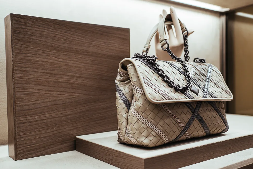 Reference image illustrating Inside the Artistry: How Bottega Veneta’s Intrecciato Olimpia Handbag Is Made
