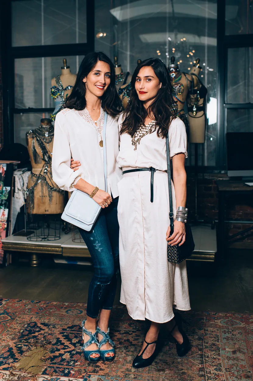 Reference image illustrating Inside the Bags of Dannijo Founders Danielle and Jodie Snyder: Designer Handbag Essentials