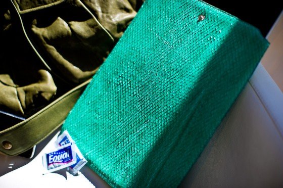 Reference image illustrating Inside the Kooba Campbell Bag: Abbe Held’s Everyday Essentials
