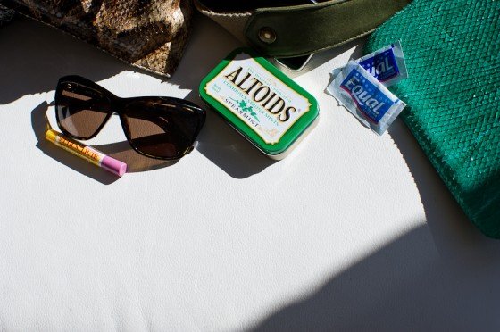 Reference image illustrating Inside the Kooba Campbell Bag: Abbe Held’s Everyday Essentials