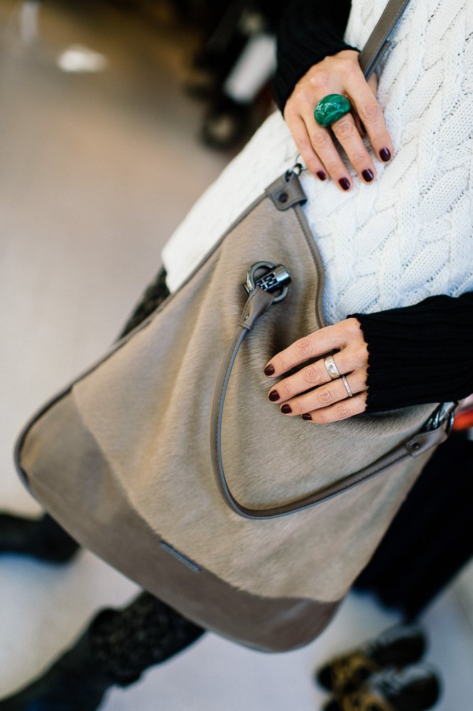 Reference image illustrating Inside Trina Turk’s Handbag: Designer’s Own Brand Bag and Favorite Accessories