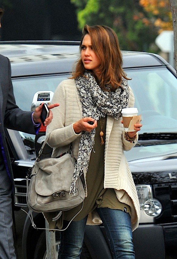 Reference image illustrating Jessica Alba’s Handbag Collection: A Curated Look at Her Most Memorable Designer Bags