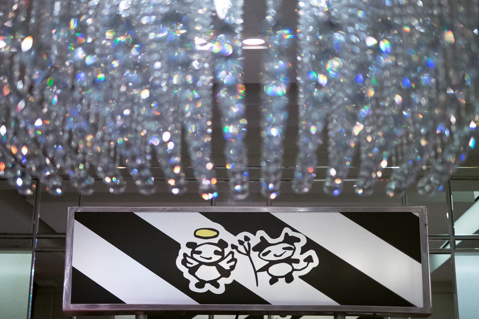 Reference image illustrating Jimmy Choo x Rob Pruitt Collaboration: Playful Panda Prints and Rainbow Accessories