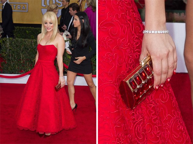 Reference image illustrating Judith Leiber Dominates the 2013 SAG Awards Red Carpet: The Best Celebrity Clutches