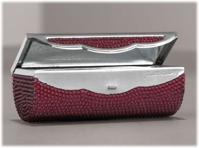 Judith Lieber Pave Crystal Lipstick Miniaudiere: A Nostalgic Luxury Accessory cover image