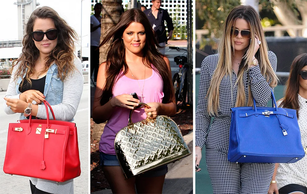 Reference image illustrating Khloe Kardashian’s Luxury Handbag Collection: Every Hermès, Chanel & Celine Bag She Carries