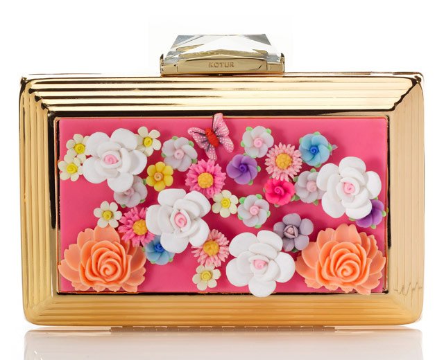 Reference image illustrating Kotur Resort 2013 Clutches: Exquisite Embellishment and Bold Design for Spring