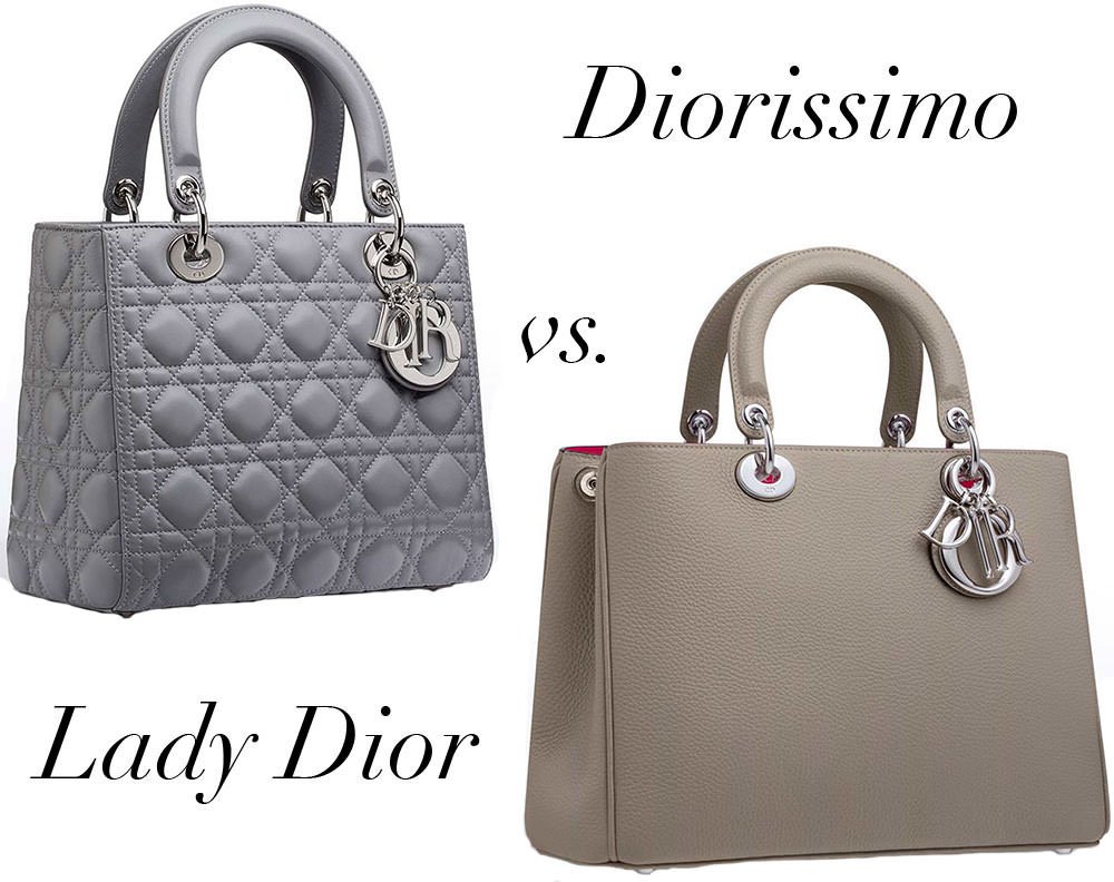 Reference image illustrating Lady Dior vs. Diorissimo: Which Christian Dior Bag Suits Your Style?