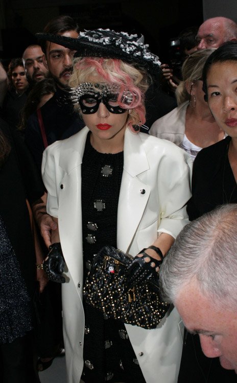 Reference image illustrating Lady Gaga's Most Iconic Handbag Moments: From Chanel to Hermès