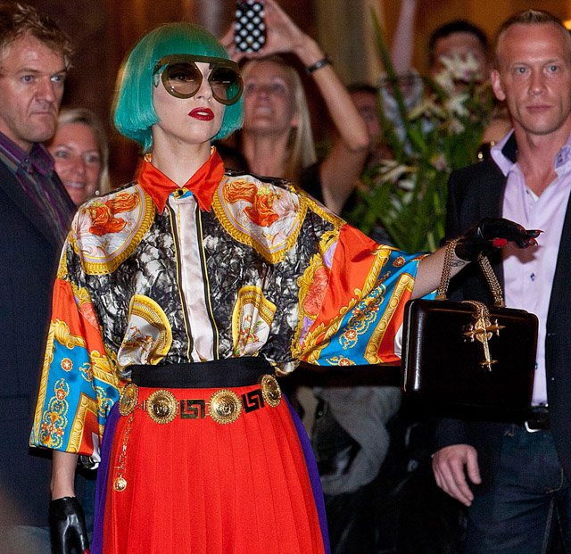 Reference image illustrating Lady Gaga's Most Iconic Handbag Moments: From Chanel to Hermès