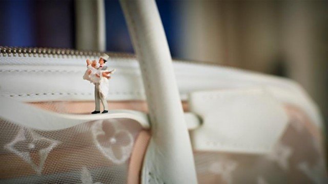 Reference image illustrating Louis Vuitton After Dark: Whimsical Miniatures Bring the Champs-Élysées Store to Life