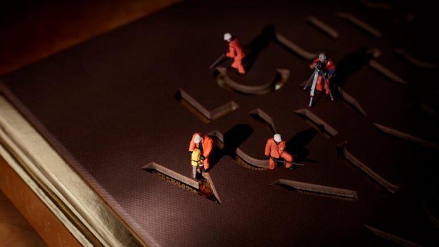 Reference image illustrating Louis Vuitton After Dark: Whimsical Miniatures Bring the Champs-Élysées Store to Life